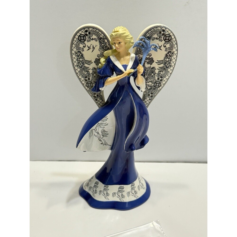 Angel of Blue Willow Find Guidance Beneath A Graceful Willow No. 0263A